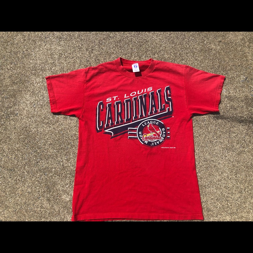 Vintage St Louis Cardinals T-Shirt Logo 7 1999